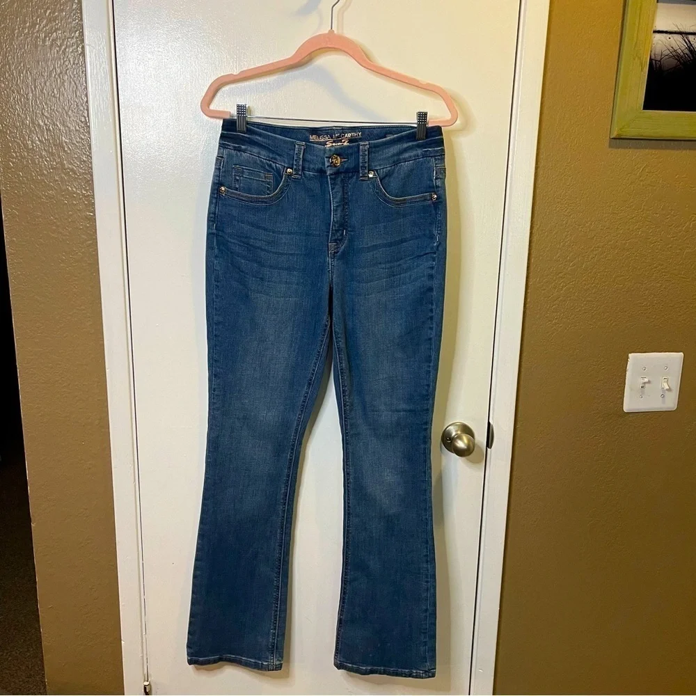 Melissa McCarthy Seven7 for all Mankind jeans/ slim boot cut / size 10